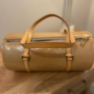 Louis Vuitton circular handbag tan. EUC